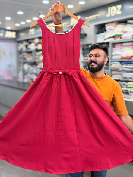 Elegant Gown with Charming Bow