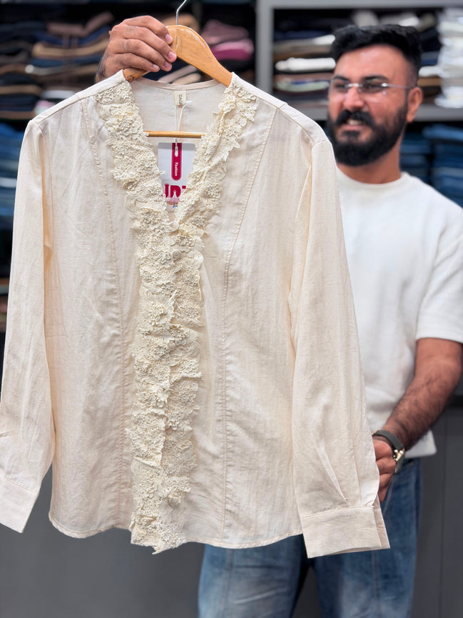 Linen Full-sleeve Fancy Shirts