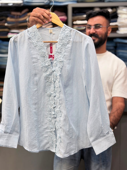 Linen Full-sleeve Fancy Shirts